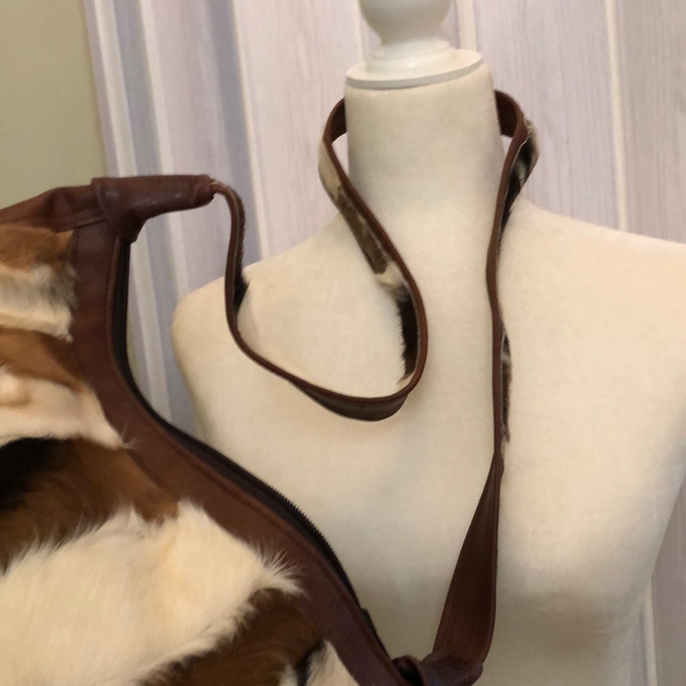 NWOT RABBIT FUR PURSE/Crossbody CHRISTMAS GIFT - Picture 2 of 8